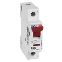 Выключатель нагрузки 1П 40А 400В OptiDin BM63PL-140-УХЛ3 (ВМ63PL) - foto