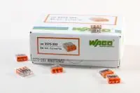 Клемма 3x2.5мм оранжевая/прозрачная - foto