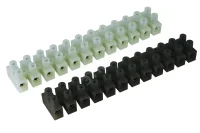 Клемник Полипропилен белый,12р,85°С,450V,76A,16мм.кв. - foto