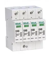Ограничитель перенапряжений 4P 40кА C 420В ОП-101 - foto