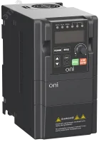 Преобразователь частоты A150 380В 3Ф 0,75кВт 3А со встроенным тормозным модулем - foto