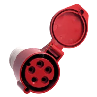 Розетка переносная 225 3Р+РЕ+N 32А 380В IP44 EKF - foto